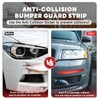 Bonsicoky 4 Pack Red Bumper Guard Strip - Anti-Collision Patch