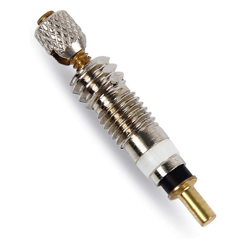 POFET 10pcs Universal Removable Tubeless Presta Valve Cores Silver