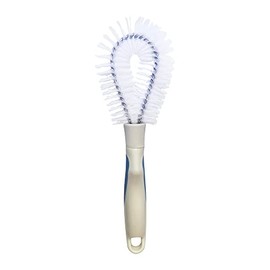 Fox Run Vegetable Cleaning Brush with Handle, Produce & Potato Scrub Brush | Long Lasting Bristles | Vegetable Brush Scrubber For Food | Easy To Store