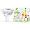 greenandco® MR16 GU5.3 LED Spotlight, 3 W, 300 lm, 38°,