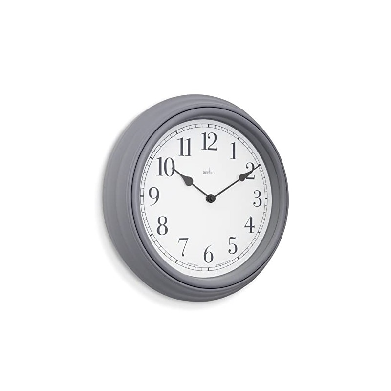 Acctim Devonshire Traditional 28cm Wall Clock (Pigeon Grey)