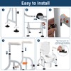 Neoaider Toilet Safety Rails with Adjustable Handrails, 350 Lbs Weight