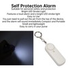 Self Protection Alarm with LED Strobe Light Loud Sound Panic