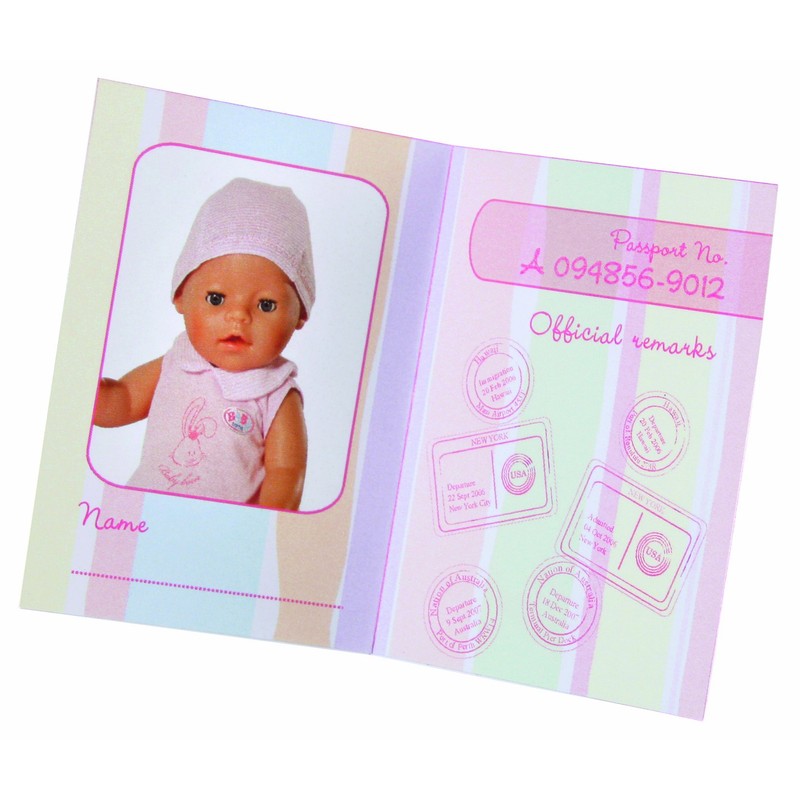 Zapf Creation 808214 - Baby Born Ich-mach-Urlaub de Luxe Set