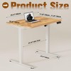 ERGOMAKER 35" Electric Standing Desk, Adjustable Height, Sit Stand Up