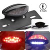 JMTBNO Motorcycle LED Rear Light Brake Light Number Plate Light