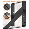 LuckIn 8-Pack Heavy Duty Shelf Bracket, 18 Inch Wall Shelf