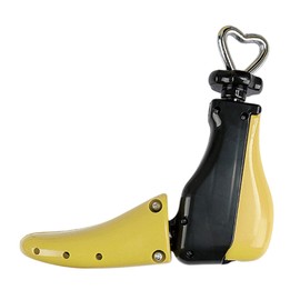 Hahhhha Boot Shoe Stretcher Men Women, Adjustable Unisex Shoe Expander Stretcher for Wide Feets, Universal Practical Boots Accessories(Black+Yellow)