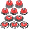 10pcs Wire Wheels for 4 1/2 Angle Grinder Wire Wheel