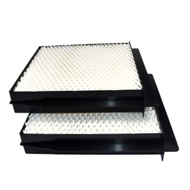 HQRP 2-Pack 1040 Wick Humidifier Filters Compatible with Essick Air AIRCARE 3D6-100, 5D6-700, 7D6-100, B23-710, B23-810, D46-720, CM330ABLK, CM330AWHT, MA0300, MA0500, E27000, E35000 Humidifiers