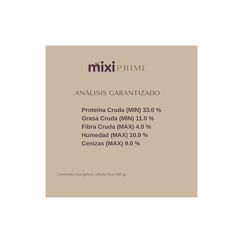 MIXI Prime croquetas para Gato Adulto 10 kg.