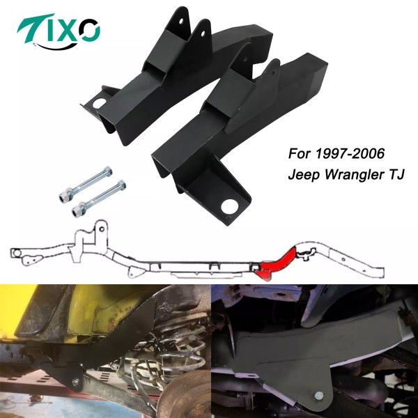 TIXO Pair Front Driver Trail Control Arm Frame Repair for