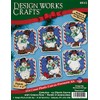 Design Works Crafts Snowmen Cross Stitch Ornament Kit, Candy Cane