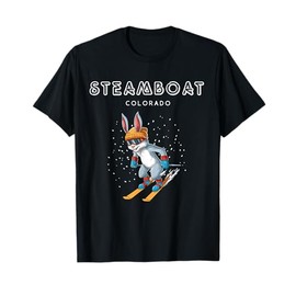 Steamboat Colorado - Funny Ski Rabbit T-Shirt