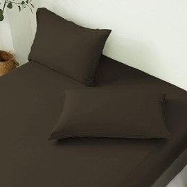 Breathable Cooling Bamboo Pillowcases Standard Size - 2 Pack - Cooling for Hot Sleepers - Premium Luxury - Antibacterial (Earth)