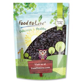 Food to Live Dried Blueberries, 12 Ounces – Unsulfured. Rich in Nutrients. Perfect Snack or Addition to Cereals, Salads, Yogurt, and Baking. Lightly Sweetened, and Coated with Sunflower Oil. Made in USA