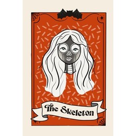 Classic Monster Notebook - Volume #7: The Skeleton: Skeletal vintage horror tarot card design for journaling or note taking, 6x9 inches, 200 pages