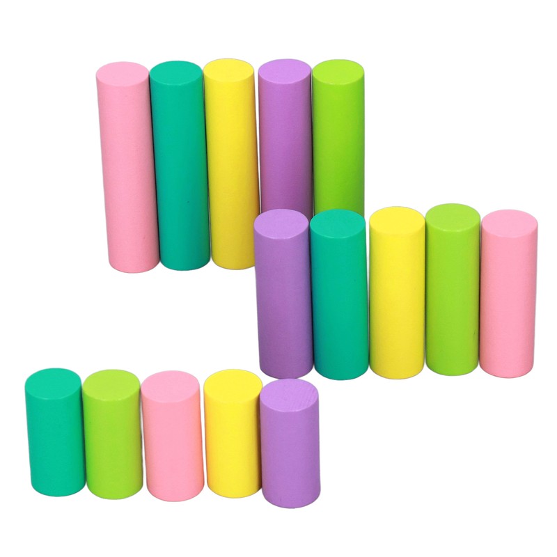 Wooden Tower Stacking Game Wooden Montessori Building Blocks Educational Desktop