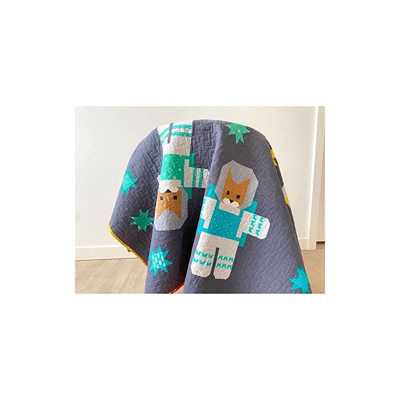 Elizabeth Hartman Cats in Space Quilt Pattern by