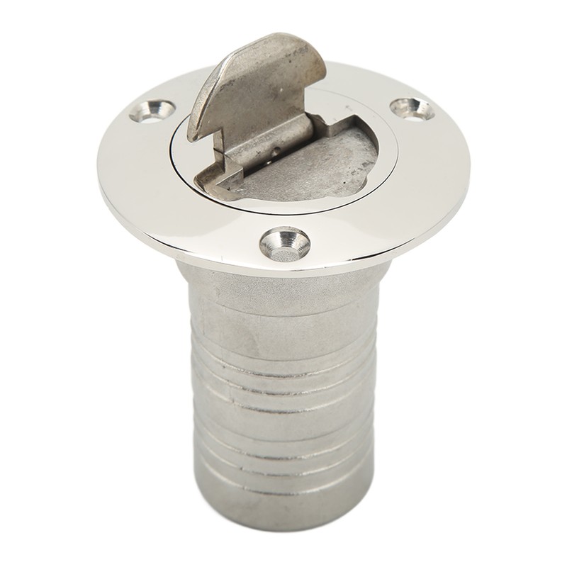 Marine Boat Deck Filler with Keyless Cap Stainless Steel Mirror