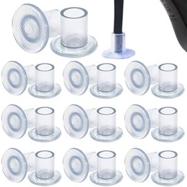 20 Protectores de Tacón Alto, Protectores de Césped de Tacón Alto, Tapas de Reparación de Talones y Tapones de Talón, Set de Tapones para Tacones (Transparente (20pzs), Único)