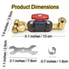 Car Battery Power Cut-Off Switch,Pure Copper Knob Control Battery Kill