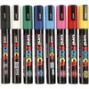 Posca Uni-Ball PC-5M [8 Pen Set] includes 1 of each