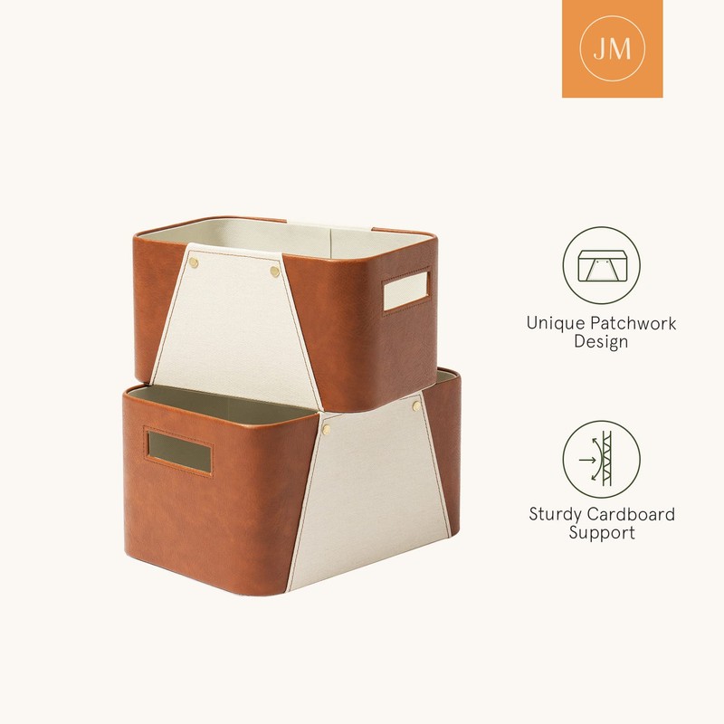 LA JOLIE MUSE Storage Baskets for Organizing, 2 Pack, Storage