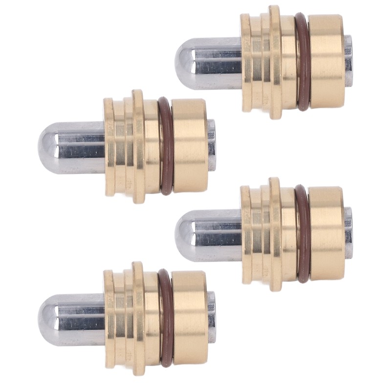 4PCS Joystick Handle Button Head Rubber Sealing Metal Push Rod