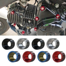 Motorcycle Bolt Cap Washer Type Cover Tuning Bolt Screw Scooter M6 Universal Super Cub NMAX PCX XMAX / 오토바이 볼트 캡 와셔형 커버 튜닝볼트 나사 스쿠터 M6 범용 슈퍼커브 NMAX PCX XMAX