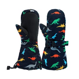 BAVST Winter Kids Waterproof Gloves for Boys Girls Snow Ski Toddler Baby Mittens Outdoor for Infant Teens 1-5T