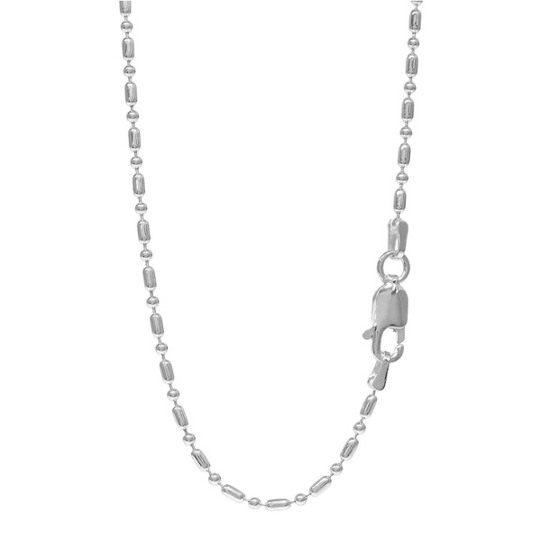 Shinjuku Gin no Kura sv925 Oval Ball Chain, Length 15.7