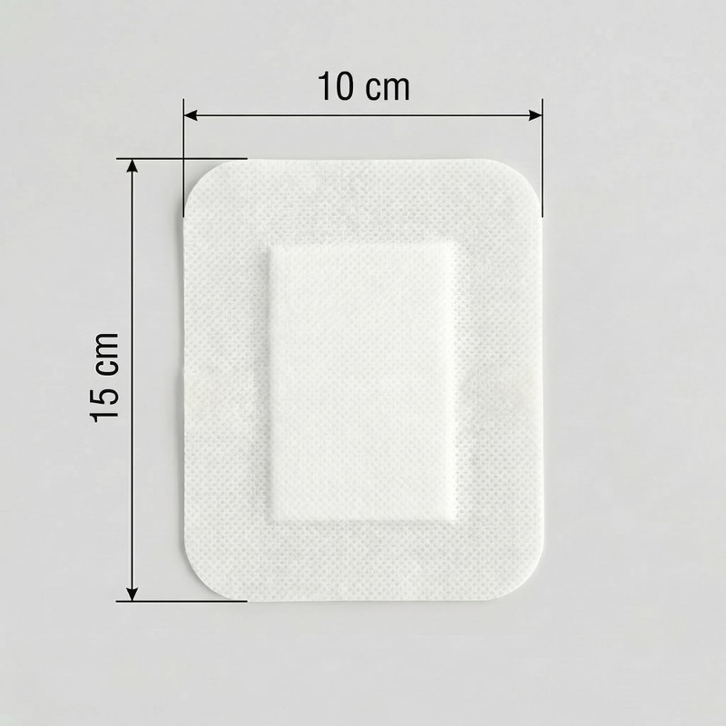 KMINA Sterile Wound Dressing, Highly Absorbent and Skin-Friendly for Surgical