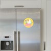 Yellow Happy Easter Magnet, Seasonal Magnetic Accessory with Bunny and