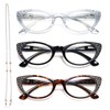 EYEURL Cateye Reading Glasses for Women Blue Light Blocking 3