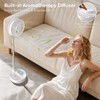 Portable Foldable Fan, Rechargeable Fan with Remote, Telescopic & Adjustable