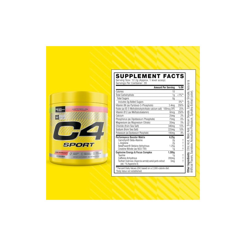 C4 Original Pre Workout – Jolly Rancher Green Apple -