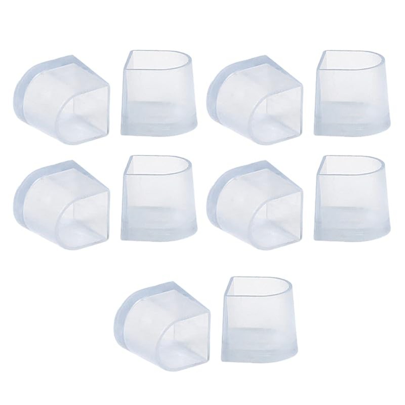 Veemoon Veemoon 10pcs PVC Shoe Heel Protector Covers Plastic Lady