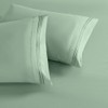 2 Pack Pillow Cases King, Soft Microfiber Pillowcases Sage Green