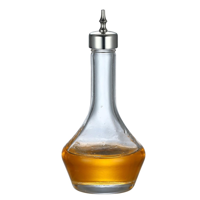 Threded Bitters Bottle Set of 4-90ml Glass Dash Bottle with