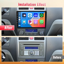 [Qualcomm] Hikity 8 Core 4+64GB Android 15 Double Din Car Stereo Wireless Carplay Android Auto, 10.1 Inch Touchscreen Car Radio with GPS Bluetooth WiFi Backup Cam DSP/FM/RDS SWC Mic