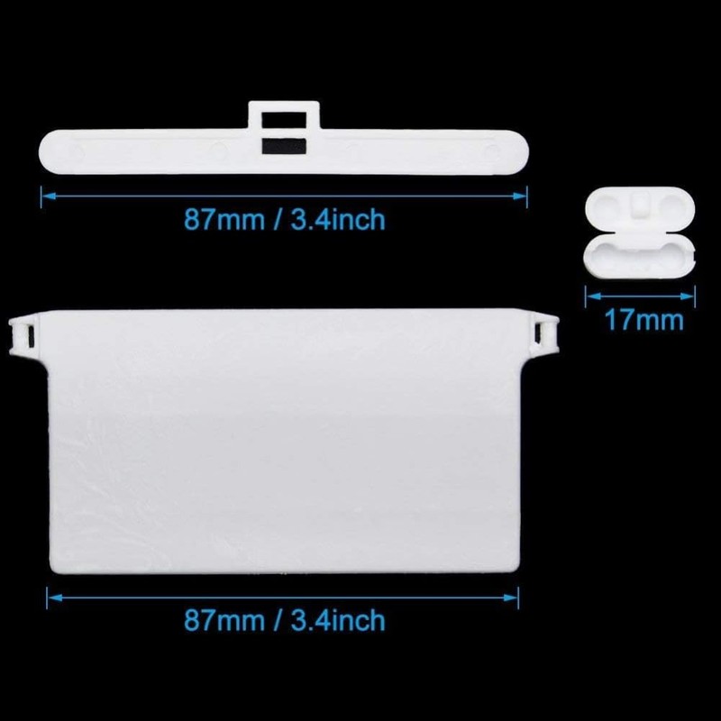 KAHEIGN 35Pcs Vertical Blind Accessories, 10M Bottom Chain and 10Pcs