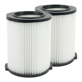 2-Pack VF4000 Replacement Filter for Ridgid 72947 Standard Wet dry Vac 5 to 20 Gallon 6-9 Gal Husky Vacuum Compatible WD5500 WD0671 RV2400A RV2600B Vac