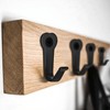 Pack of 10 Coat Hooks Black Single Coat Hooks for