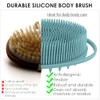 Depurador corporal de silicona – Loofah de silicona de doble