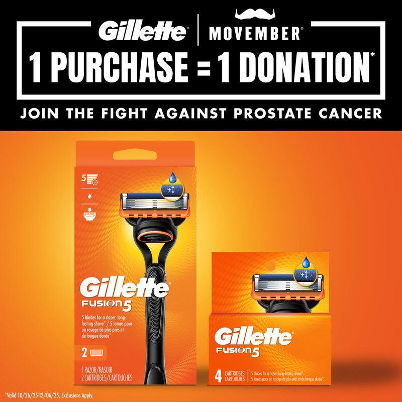 Gillette Fusion5 Mens Razor Blade Refills, 12 Count, Lubrastrip for