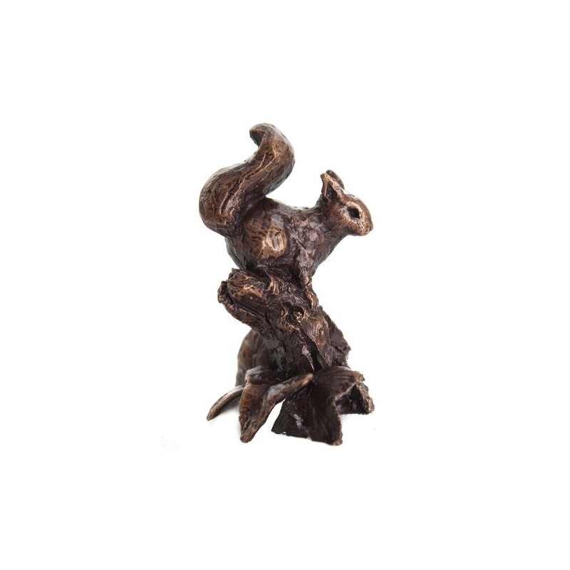 Butler & Peach - Solid Bronze Miniature Red Squirrel