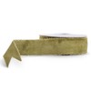 RAZ Imports Ribbon 2024 1.5" X 10 Yards Olive Green Velvet Ribbon