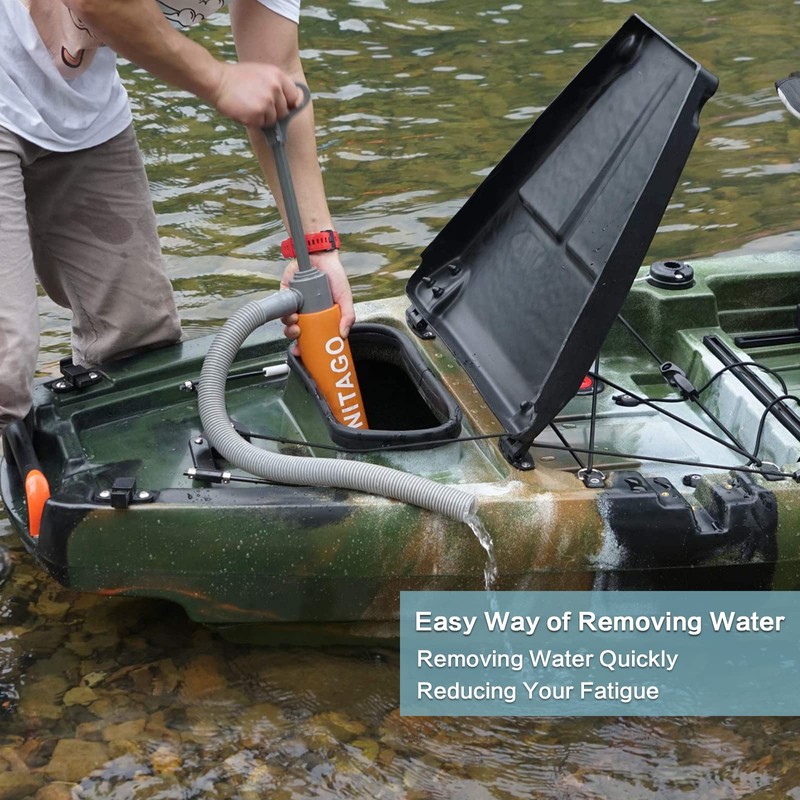 LINGVUM Bilge Pump for Kayak Canoe and Boat - 17