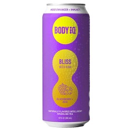 Body Iq Blackberry Acai Sparkling Tea 12 oz (Pack Of 12)